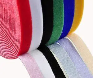 iMBAPrice Red Cable Fastening Tape - 0.75 inch Single Wrap Hook & Loop (75 feet) 25 Yards Long