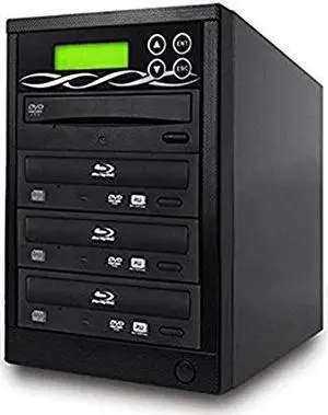 Bestduplicator BD-BR-3T 3 Target 16X M-Disc/BD-R/DVD/CD Blu-Ray Duplicator with Smart USB Connection