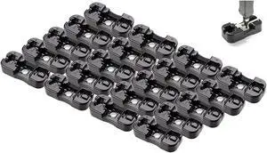 iMBAPrice Keystone Jack Punch Down Stand Holder for Cat5E/Cat6 and RJ11/RJ12 Keystone Jacks (Pack of 25)