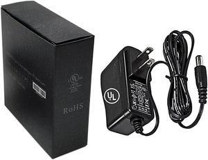 Amamax® Wall Adapter Power Supply - 12VDC 1A, 5.5mm - 2.1mm Plug UL Listed