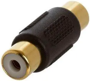 (Pack of 10) RCA Female Jack to RCA Female Jack Audio Coupler Adapter - Gold Plated