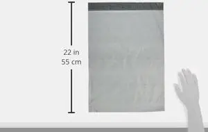 iMBAPrice 50 - 14.5x19 Premium Matte Finish Self-Sealing Non-Padded White Poly Mailers/Mailing Envelopes/Bags (iMBA-6PM-