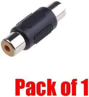 iMBAPrice Plated RCA Female to RCA Female Coupler Adapter [1 Pack]