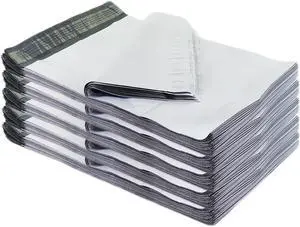 iMBAPrice 500-10x13 (White) Color Poly Mailers Shipping Envelopes Bags (5X 100, Total 500 Bags)