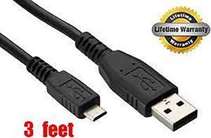 USB to Micro-USB Cable - 3 Ft. - Nickel Plated- Charging Cable and Data Transfer for Amazon Kindle Fire