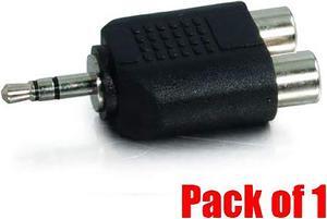 iMBAPrice 2 RCA Female to 1 3.5mm Stereo Adapter [1 Pack]