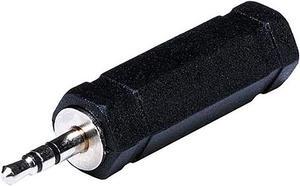 MP 1/4-Inch Stereo Jack (Female) to 3.5mm Stereo Plug (Male) Adapter