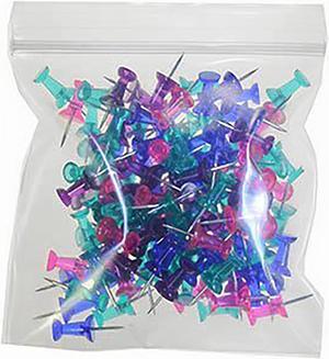 6" x 9" 4 Mil Clear Zip Lock Reclosable Bags, Pack of 100
