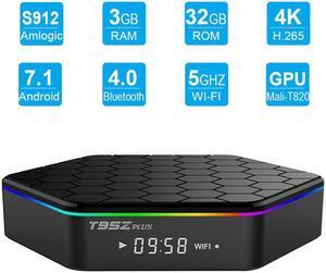 T95Z Plus 3GB 32GB Android 7.1 TV BOX Amlogic S912 Octa Core 2.4G/5GHz WiFi BT4.0 HD 4K Smart Media Player Set Top Box
