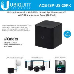 Ubiquiti Networks airCube ACB-ISP-US Wireless-N300 Wi-Fi airMAX Home Wi-Fi Access Point (20 Pack)