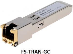 Fortinet FS-TRAN-GC 1GE SFP RJ45 transceiver module for FortiSwitch