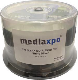 1200 Grade A Blu-ray 4X BD-R 25GB Disc Shiny Silver