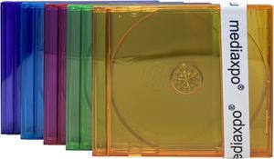 CheckOutStore Black Aluminum CD/DVD Hanging Sleeves Storage Box (Holds 200 Discs)