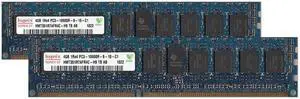 HYNIX 8GB Kit (2* 4GB) HMT351R7AFR4C-H9 PC3-10600R DDR3 1333 ECC REG 1RX4 (FOR SERVER ONLY)