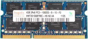 Hynix 8GB Kit (2* 4GB) 204-Pin DDR3 SO-DIMM DDR3 1333 (PC3 10600) Laptop Memory Model HMT351S6CFR8C-H9 - OEM
