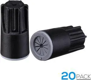 LEONLITE 20 Pack Outdoor Waterproof Wire Connectors, 22AWG-12AWG, Wet Location, for Low Voltage Landscape Lighting