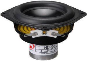 Dayton Audio ND90-4 3-1/2" Aluminum Cone Full-Range Neo Driver 4 Ohm
