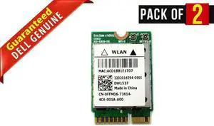 LOT x 2 Dell Dw1537 Atheros Qcsnfa282 WiFi 300m BT 4.0 M.2 Card FFMD6 0FFMD6