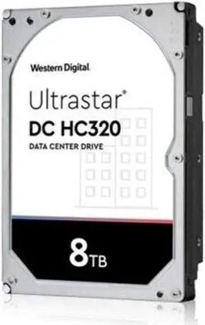 HGST/WD HUS728T8TAL5204 3.5" 8TB SAS 12Gb/s 7.2K RPM 256M 0B36400 512e SE