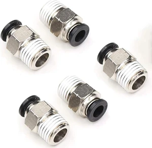 1/4 Push to Connect Fittings, CEKER 1/4" NPT Air Fittings 1/4 Inch Od Tubing Pneumatic Fitting Air Line Fittings Quick Connect Air Hose Fittings Push Lock Fittings Air Tube Connector 5Pack 1/4 Push to Connect Fittings, CEKER 1/4" NPT Air Fittings 1/4 Inch Od Tubing Pneumatic Fitting Air Line Fittings Quick Connect Air Hose Fittings Push Lock Fittings Air Tube Connector 5Pack