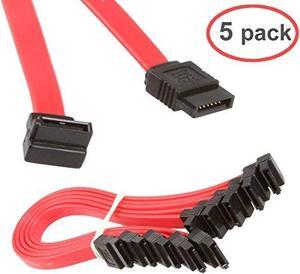 LINESO 9 Inch SATA III 6.0 Gbps Cable 9 Inch 5 Pack