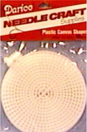Darice Plastic Canvas Shape Round 4.5 Inches, 10 Pieces per Pack (1 Pack)