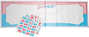 Amscan Girl or Boy Personalized Giant Sign Banner Kit