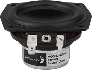 Dayton Audio ND64-4 2-1/2" Aluminum Magnesium Cone Full-Range Neo Driver 4 Ohm