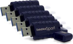 Centon MP Essentials DataStick Sport 8 GB USB 3.0 Flash Drive (S1-U3W2-8G), 5-pack