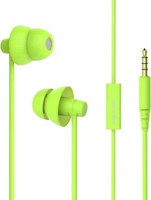 MAXROCK Wired Sleep Earphones Soft Sleep Earbuds Total Silicon Sleeping Headphones with in-line Mic for Cellphones, Mp3, Tablet pocasts 3.5mm, Green MAXROCK Wired Sleep Earphones Soft Sleep Earbuds Total Silicon Sleeping Headphones with in-line Mic for Cellphones, Mp3, Tablet pocasts 3.5mm, Green