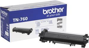 Brother Genuine TN-760 High Yield Toner Cartridge - Black (tn760)