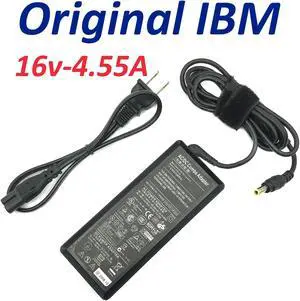 Authentic IBM AC/DC Combo Power Adapter 16VDC 4.55A 72W 73P4502 73P4503 w/PC