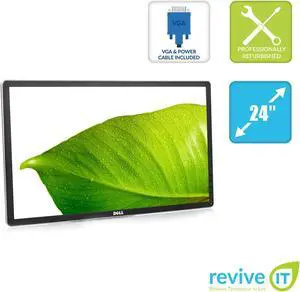 Dell P2414H 24" 1920x1080 FHD LED Monitor ONLY (No Stand) DP DVI VGA - Grade B