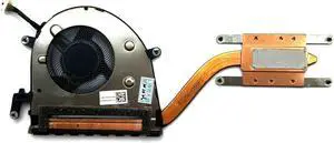 New CPU Cooling Fan with Heatsink Replacement for Lenovo Thinkpad X390 Yoga P/N:01YU962 01YU961