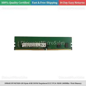HMA451R7AFR8N-UH Hynix 4GB DDR4 Registered ECC PC4-19200 2400Mhz 1Rx8 Memory