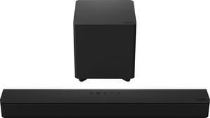 VIZIO - 2.1-Channel V-Series Home Theater Sound Bar with DTS Virtual:X and Wireless Subwoofer - Black (V21T-J8)