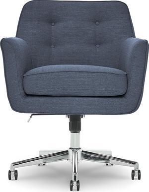 Serta Ashland Memory Foam & Twill Fabric Home Office Cha
