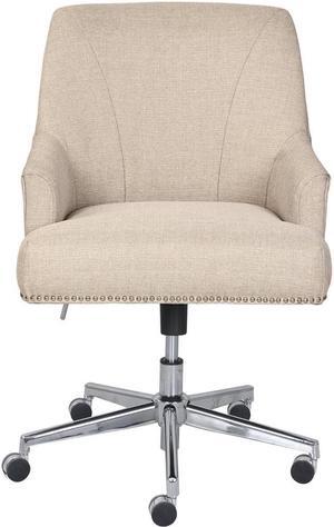 Serta Leighton Modern Twill Fabric Home Office Chair