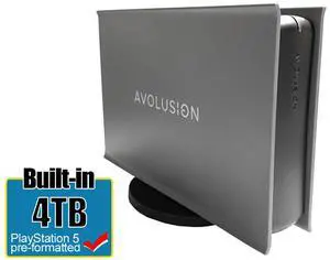 Avolusion PRO-5X 4TB USB 3.0 External Gaming Hard Drive for PS5 Game Console