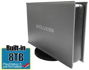 Avolusion PRO-5X 8TB USB 3.0 External Gaming Hard Drive for PS5 Game Console