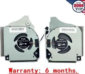 Gpu and Cpu cooling fan for DELL INSPIRON G5-5590 G7-7590 G7-7790 12V voltage