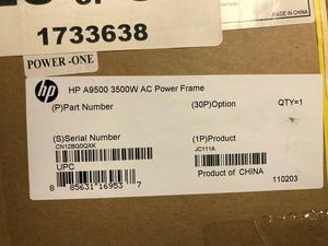 HP HPE JC111A 9500 A9500 S9500E Switch 3500W AC Power Frame 3.5kW w/ 1x 1800 PSU