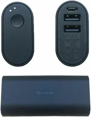 Microsoft 5200Mah Portable Dual Usb Single Micro Usb Charger Charging Bank