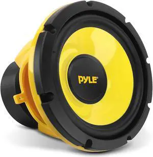 PyleUsa Car Midbass Speaker System - Pro 8 Inch 400 Watt 4 Ohm Auto Mid-Bass Component Poly Woofer Audio Sound Speakers for Car Stereo w/ 40 Oz Magnet, 50Hz-5KHz Frequency, 3.58â Mount Depth - PLG81