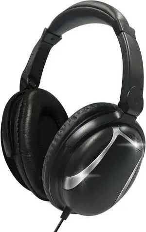 Maxell Headphone w/ microphone Bass 13 3"Wx6-2/5"Lx7-1/4"H BK 199840