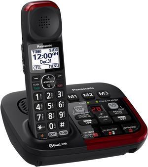 Panasonic Kx-tgm430b Single-handset Link2cell Bluetooth[r] Amplified Cordless