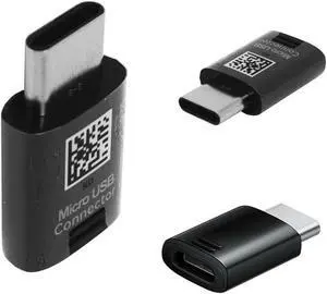 Samsung GH98-41291A Micro USB to USB Type-C Black Adapter - Original OEM Samsung GH98-41291A Micro USB to USB Type-C Black Adapter - Original OEM