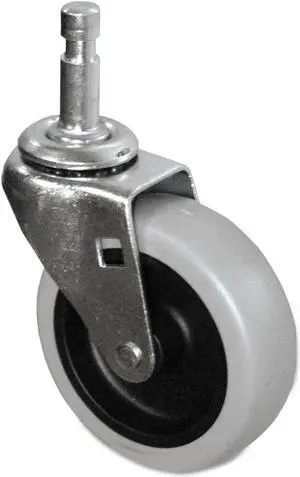 Rubbermaid Commercial Casters,3",F/6120&6152 FG6111L3GRAY