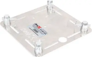 ProX XT-BP12A 12" X 12" F34 8mm Aluminum Top Plate W-Slots and Mounting Holes for Totems and Ends