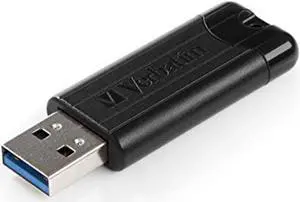 Verbatim Pinstripe 64GB USB Flash Drive Model 49318